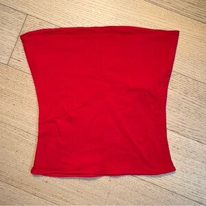 Hollister Reversible Red Tube Top
